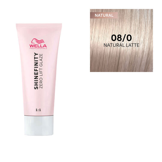 Shinefinity Gloss-Haarfarbe 08/0 Natural Latte