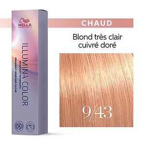 Illumina Color 9/43 sehr helles Goldblond Kupferfarben