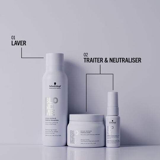 Blondme Bond Repair Neutralisierende violette Maske