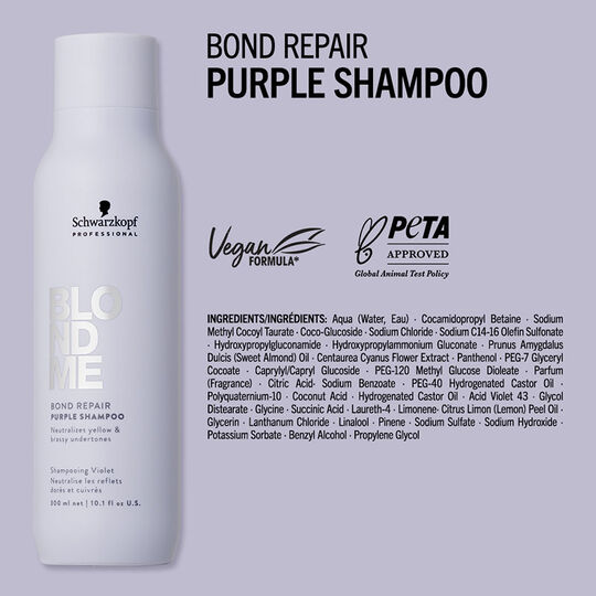 Blondme Bond Repair Neutralisierendes Violett-Shampoo
